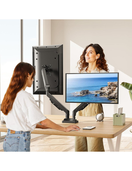 Soporte Doble de Monitor MOUNT PRO para Pantallas de 43"