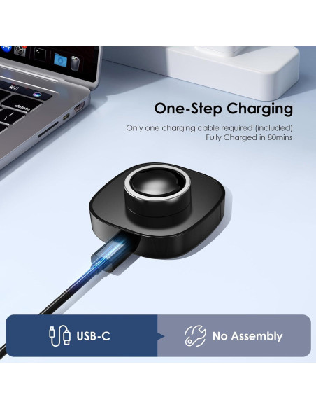 Cargador rápido Oura Ring Gen3 Tamaño 8 USB-C WONJOY