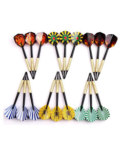 Dardos de Punta Blanda MaxMau 18 Piezas para Tablero Electrónico