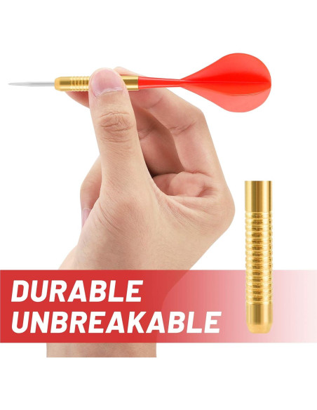 Juego de Dardos de Acero Inoxidable Accmor - 12 Piezas