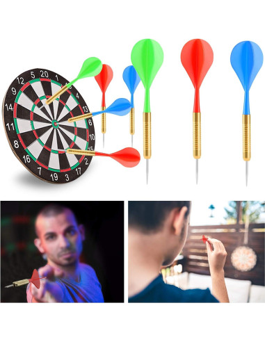 Juego de Dardos de Acero Inoxidable Accmor - 12 Piezas