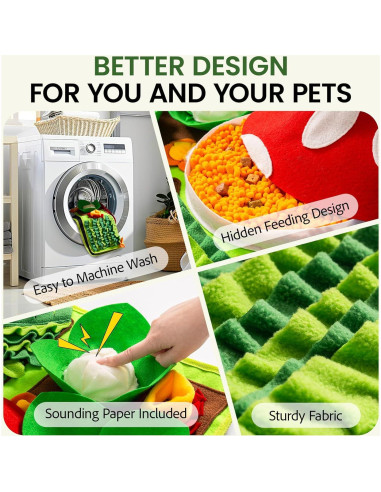 Alfombra de Olfateo Mewoo para Perros 70.1x50.8 cm Mejorada