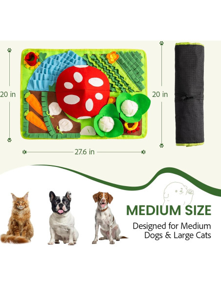 Alfombra de Olfateo Mewoo para Perros 70.1x50.8 cm Mejorada