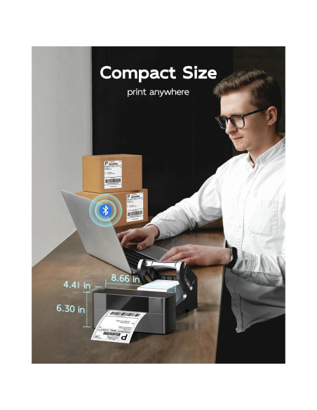 Impresora de Etiquetas Térmicas Itari 245-BT Bluetooth 4x6