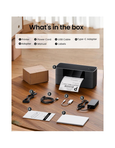 Impresora de Etiquetas Térmicas Itari 245-BT Bluetooth 4x6