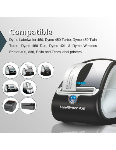 Etiquetas de Envío BETCKEY 30256 - 10 Rollos 3000 Etiquetas 59x102mm