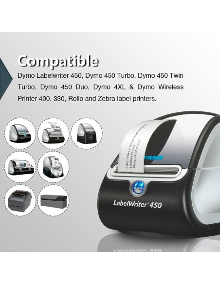 Etiquetas de Envío BETCKEY 30256 - 10 Rollos 3000 Etiquetas 59x102mm