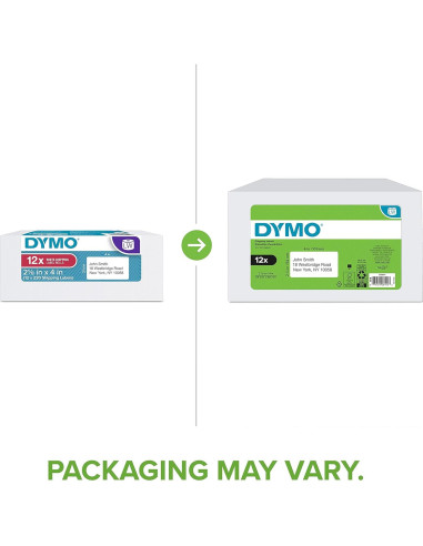 Etiquetas de Envío DYMO 5.4x10.2 cm Autoadhesivas 12 Rollos