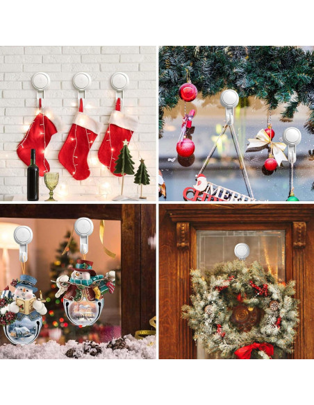 Ganchos de Ducha Marchpower Reutilizables con Ventosas - 2 Piezas