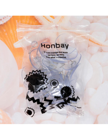 Gancho de Pared con Ventosa Honbay 30pcs 45mm para Baño y Cocina