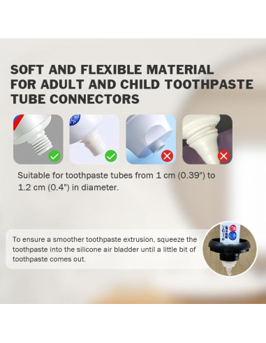 Dispensador Automático de Pasta de Dientes SecWiss TG-03 Blanco