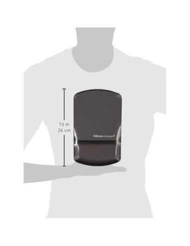 Soporte de Muñeca de Gel Fellowes MICROBAN - Grafito