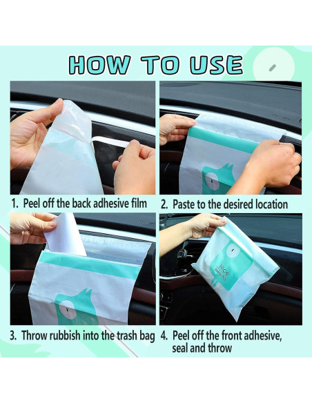 72 Bolsas de Basura Desechables Hion Autoadhesivas 5 Galones