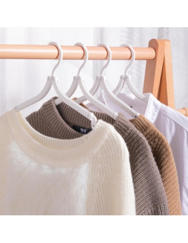 Perchas de Viaje Plegables XBUYTO 12pcs Ahorra Espacio Negro