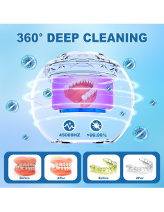 Limpiador Ultrasónico de Dentaduras UC-10 190ml 45000Hz 2