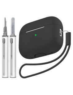 Funda de Silicona para AirPods Pro 2 Tandoler con Kit de Limpieza