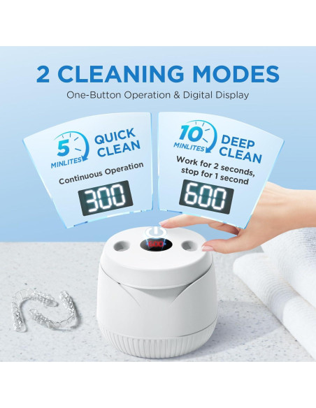 Limpiadora Ultrasónica de Retenedores UEOFEN 200ml 45kHz