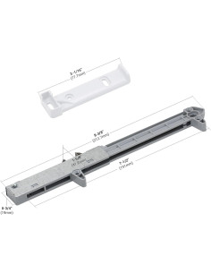 Cierre Suave para Cajones de Madera Rok Hardware 2-Pack Blanco 2