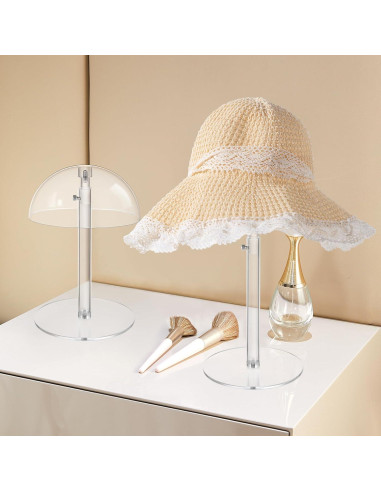 Soporte de Sombreros Acrílico JUESHA Ajustable 20-40 cm