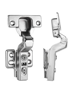 Bisagras de Armario Inset Luokim 2 Piezas Cierre Suave Niquelado