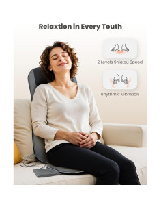 Masajeador Shiatsu COMFIER con Calor y 2 Velocidades - Espalda Completa 2