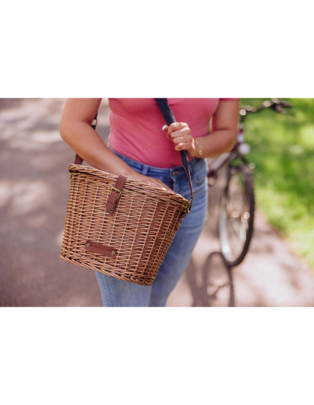 Cesta de Bicicleta Cambridge PICNIC TIME Mimbre 32.5cm