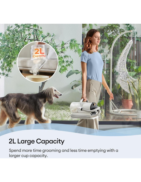 Kit de Aspiradora y Secador Ultenic P30 3 en 1 para Mascotas