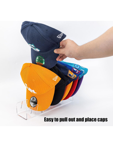 Soporte para Gorras HAYVAN 2 Pack Acrílico Transparente 14 Gorras