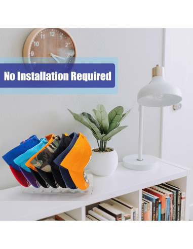 Soporte para Gorras HAYVAN 2 Pack Acrílico Transparente 14 Gorras