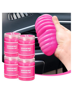 Paquete de 4 Gel de Limpieza VIOVIEW Rosa 28 oz para Auto