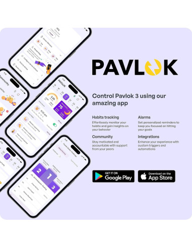 Pavlok 3 - Reloj inteligente deportivo para hábitos saludables