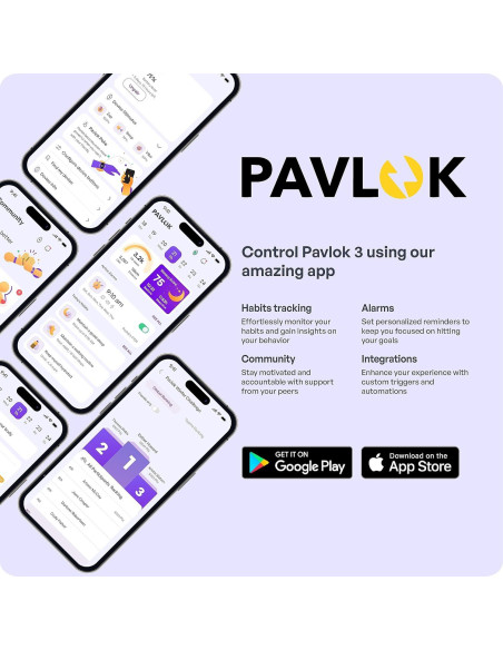 Pavlok 3 - Reloj inteligente deportivo para hábitos saludables