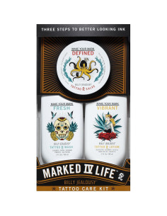 Kit de Cuidado de Tatuajes Billy Jealousy Marked IV 385g 2