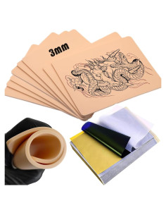 Kit de Práctica de Tatuaje Judero 20 Piezas Piel y Papel