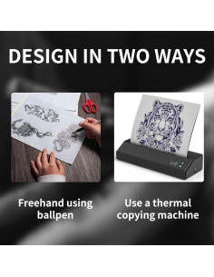 Kit de Práctica de Tatuaje Judero 20 Piezas Piel y Papel 2