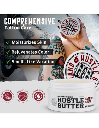 Hustle Butter Jabón Antibacteriano y Balsamo 170g - Cuidado Tatuajes