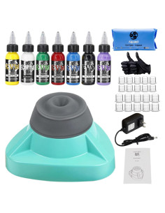 Kit Mezclador Vortex Mini OZER 10000RPM Tinta y Esmalte 30ml