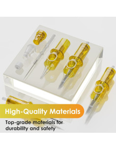 50 Agujas de Cartucho de Tatuaje Neebol Estándar RL RS RM M1 2