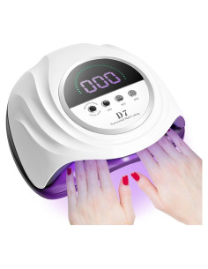 Lámpara de Uñas UV LED 208W Timpou con 66 Perlas y Temporizador