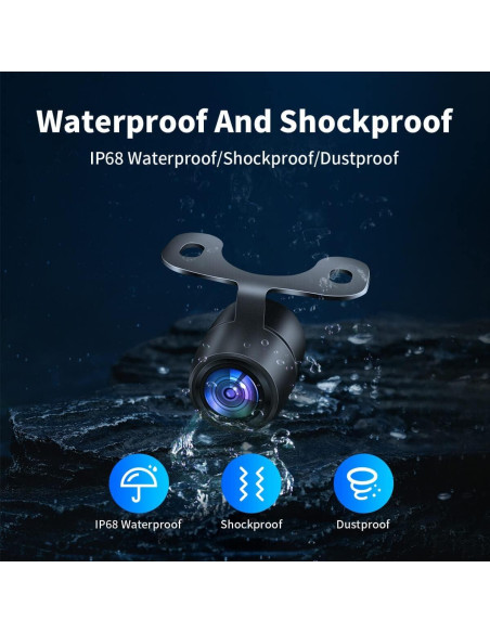 Cámara de Reversa Automática PTOHYU HD a Prueba de Agua