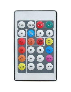 Kit de luces de cuerda LED RGBW Novelty Lights 5m con control remoto 2