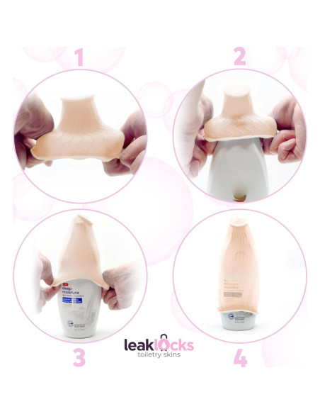 Pieles de Aseo Reutilizables LeakLocks RInseroo - Paquete de 4