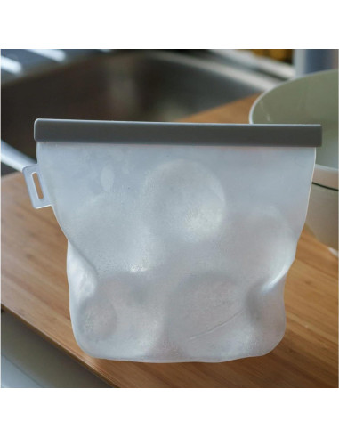 Bolsa de Almacenamiento de Hielo Claro NAISU 1.5L Silicona