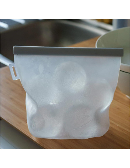 Bolsa de Almacenamiento de Hielo Claro NAISU 1.5L Silicona