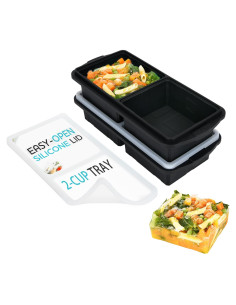 Bandeja de Congelador de Silicona Xomoo 2 Tazas - 4 Cubos 500ml