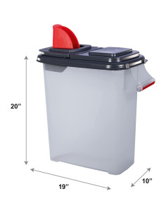 Dispensador de Madera Buddeez 30.28L con Tapa Abatible 2