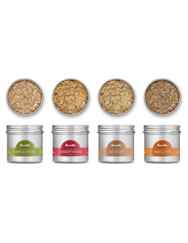 Kit de Astillas de Madera Breville Commercial BSM600AWC, 4 Piezas