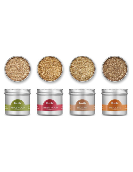 Kit de Astillas de Madera Breville Commercial BSM600AWC, 4 Piezas