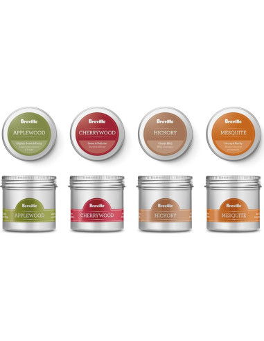 Kit de Astillas de Madera Breville Commercial BSM600AWC, 4 Piezas