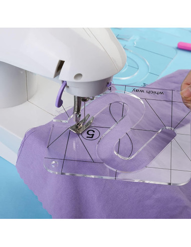 Juego de 16 Piezas para Acolchado Sowiichi - Plantillas y Guantes